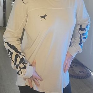 Beautiful Backless Victoria's Secret Shirt